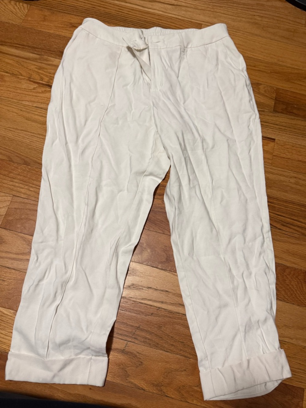 a new day White Relaxed Drawstring Men's Pants